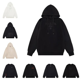 Prada stylish and versatile hoodie sweatshirt-4432  
